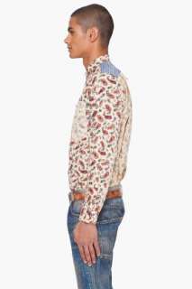 Junya Watanabe Beige Paisley Button Down for men  