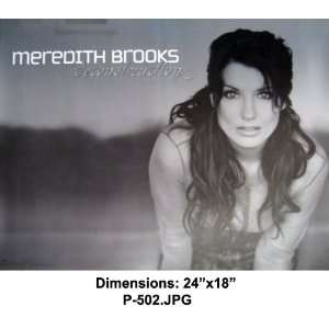 MEREDITH BROOKS Deconstruction 18x24 Lithograph Poster