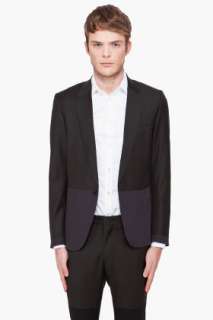 Paul Smith Black Paneled Hem Blazer for men  