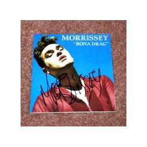 MORRISSEY autographed SIGNED #1 Cd cover  Everything 