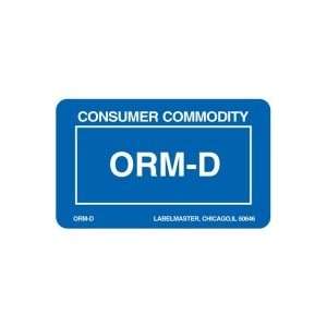  Consumer Commodity, ORM D Label, Pack of 50 Office 