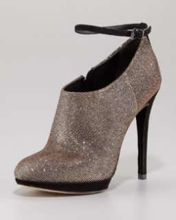 X16V9 B Brian Atwood Sparkle Ankle Strap Bootie