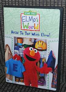   DVD Video 123 Sesame Street Elmos World Head to Toe w/ Elmo  