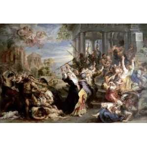  Slaughter of the Innocents by Peter Paul Rubens. Size 16 