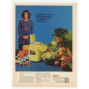  1976 Phyllis George Photo Oster FoodCrafter Print Ad 