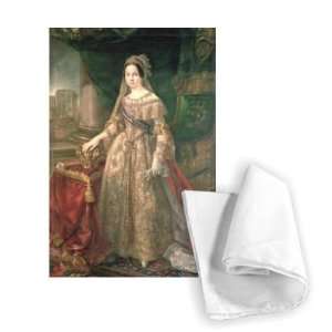 Queen Isabella II (1830 1904) 1843 (oil on   Tea Towel 100% Cotton 