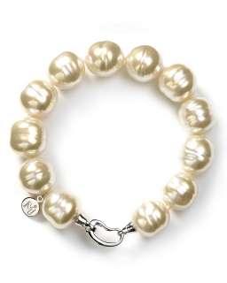 Majorica 14mm Baroque Man made Pearl Bracelet   Beads & Wraps 