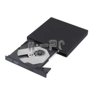 New Slim External USB PC/Notebook DVD ROM CD ROM Drive Black For HP 