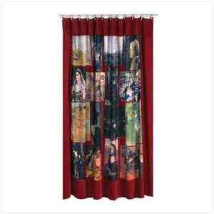 Reproductions of Art Masterpiece Fabric Shower Curtain  