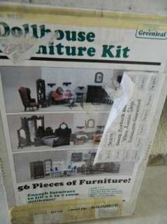 Greenleaf Dollhouse 56 Pieces Furniture Kit No. 9010 NIB  