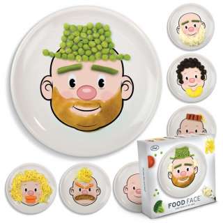 Ms Food Face Plate Use Food Making Funny Faces Kids Childrens Picky 