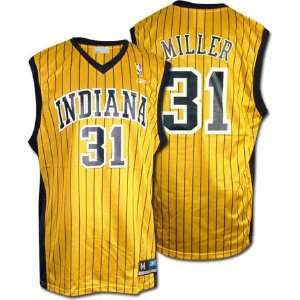 Reggie Miller Gold Reebok NBA Replica Indiana Pacers Youth Jersey