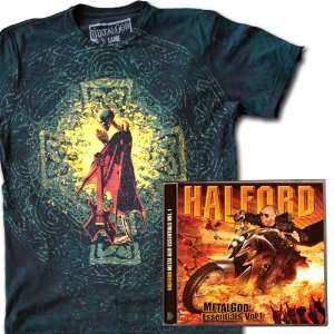   Shirt [1CD/1DVD/1 Medium T shirt] Rob Halford, Halford, Fight Music