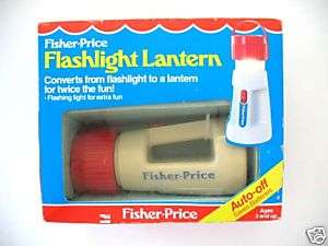 1989 Fisher Price Flashlight Lantern No. 2324   NIB  