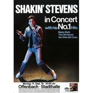  Shakin Stevens   Shaky 1981   CONCERT   POSTER from 