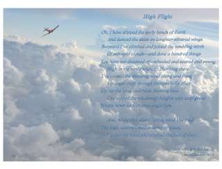 Going Home — High Flight 8½x11 CGI Composite Aviation Photo Print