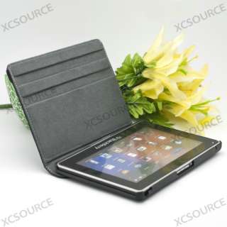   folio case accessory black cocer for blackberry Playbook tablet PC68