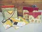 Mini Bow Tucks Quilted Bag Pattern Penny Sturges items in Shoreline 