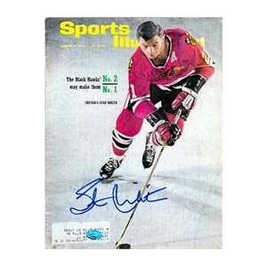 Stan Mikita autographed Sports Illustrated Magazine (Chicago 