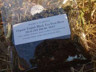 Organic English Black Tea Foot Soak, FUNGUS FREE FEET  