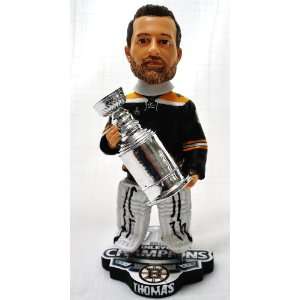  BOSTON BRUINS TIM THOMAS #30 NHL OFFICIAL 2011 STANLEY CUP 