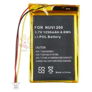Black Case+LCD Film+Battery Pack For Garmin Nuvi 760 T  