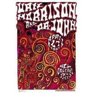 Van Morrison Dr. John New Orleans 2007 Concert Poster