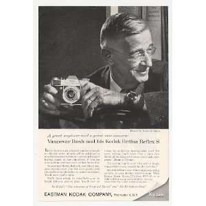  1959 Vannevar Bush Kodak Retina Reflex S Camera Photo 