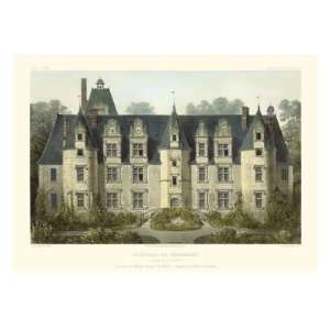  French Chateaux III Giclee Poster Print by Victor Petit 