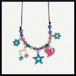   Jewel Charm Necklace Craft Kit ABCraft Kids Girls Party Activity/Favor