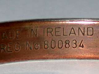   Ireland Mens Titanium & Copper Golf Pain Therapy Cuff Bracelet  