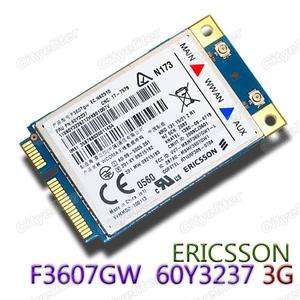 Lenovo Thinkpad IBM F3607GW 3G GPS 7.2M WWAN Card 60Y3237 for sl410 