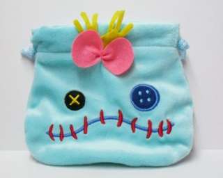 Plush Lilo Stitch Scrump String Bag Multi Purpose Bag  