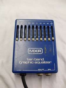 Vintage MXR Ten Band Graphic Equalizer Pedal 10 EQ  