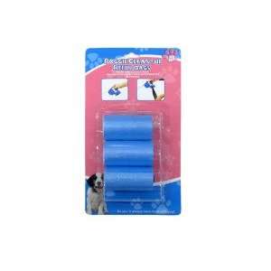  Dog waste cleanup bags, pack of 60   Case of 24