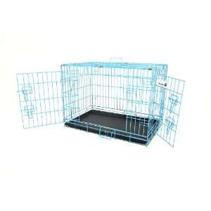  Champion Dogs Blue 30 dog cage crate with ABS tray