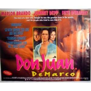  Don Juan DeMarco Original 1995 Pre Release Movie Poster 