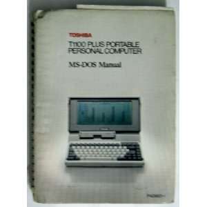   Portable Personal Computer (MS DOS Manual, PAD86211) Toshiba Books