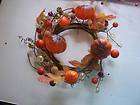 pumpkin berry bead candle ring halloween decoration $ 5 99 