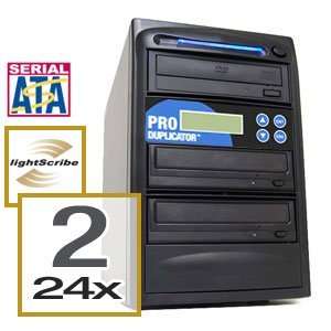  Produplicator 1 2 LightScribe Burner 24X DVD CD Duplicator 