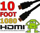 10 TEN FT FOOT v1 3b Gold Tipped HDMI CABLE HDTV 1080P  