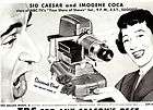 1953 Ad ~TDC Slide Projector ~SID CAESAR & IMOGENE COCA