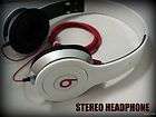 New Stereo White HEADPHONE over headset for FM Radio PDA laptop MP5 