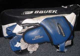 Used Bauer Size Sr Supreme Professional Goalie Blocker  