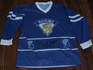 Finland Replica Hockey Jersey (SIZE XXL) sublimation, Made in Poland