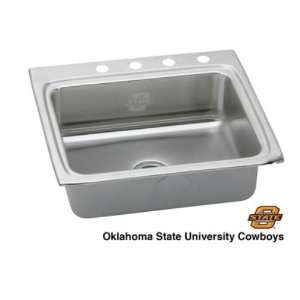  Lustrous Highlighted Satin Kitchen Sink 5 Hole Drop In (Top Mount