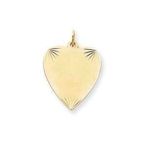   Cut .018 Gauge Engraveable Heart Disc Charm   JewelryWeb Jewelry