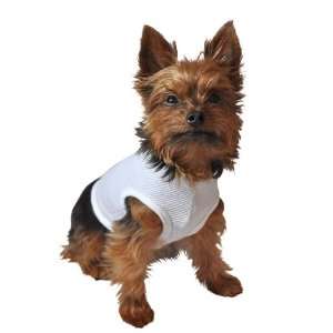   Ruff and Meow Dog Tank Top, Plain, White, Extra Large