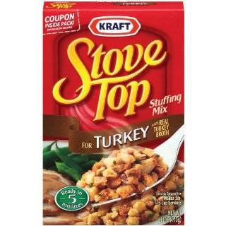 Stove Top Stuffing Mix, Turkey, 6 Ounce Boxes (Pack of 12)