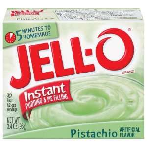 Jell O Pudding & Pie Filling Instant Pistachio   24 Pack  